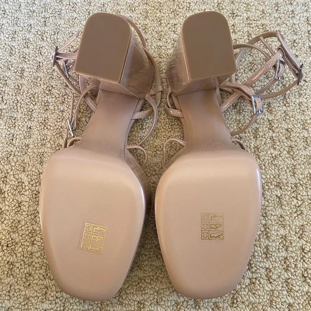 Paris Texas Blush Platform Sandals